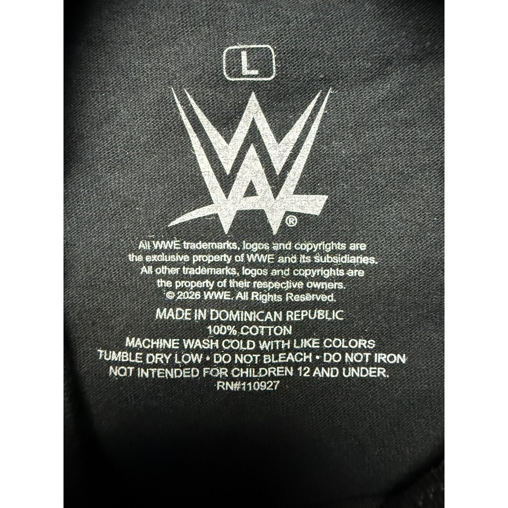 WWE Cody Rhodes American Nightmare Black Graphic T-Shirt Mens Large L Wrestling - Picture 7 of 7